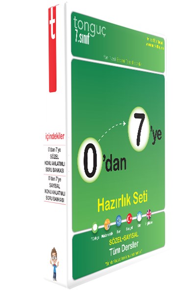 0'Dan 7'Ye Konu Anlatımlı Soru Bankası Seti  Tonguç Yayınları