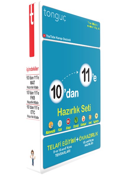 10\'dan 11\'e Hazırlık Seti Tüm Dersler - Tonguç Yayınları