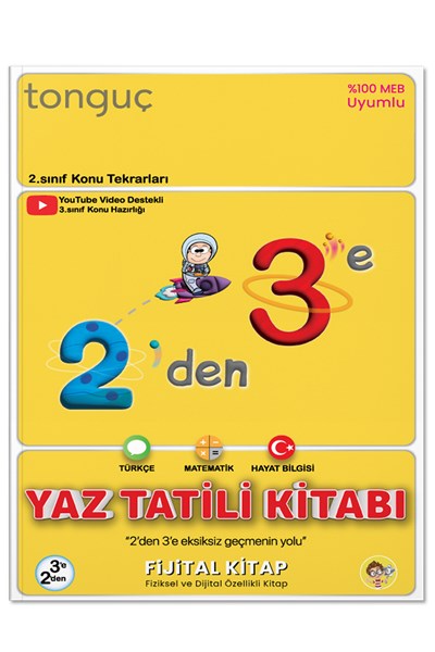 2'Den 3'E Hazırlık Kitabı Soru Bankası  Tonguç Yayınları