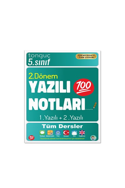 5. Sınıf Yazılı Notları 2. Dönem 1 ve 2. Yazılı - Tonguç Yayınları