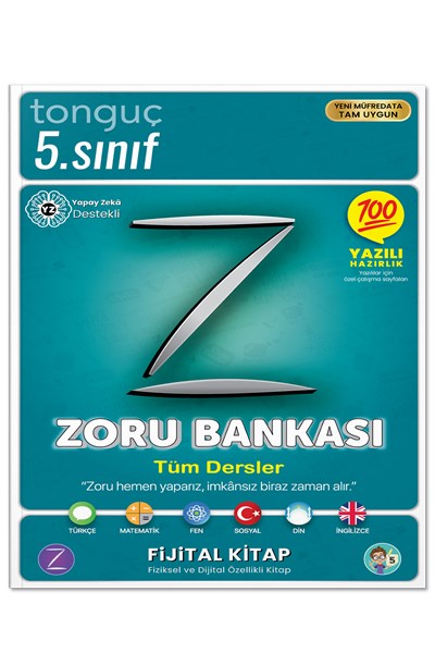 5. Sınıf Zoru Bankası Tüm Dersler Soru Bankası - Tonguç Yayınları