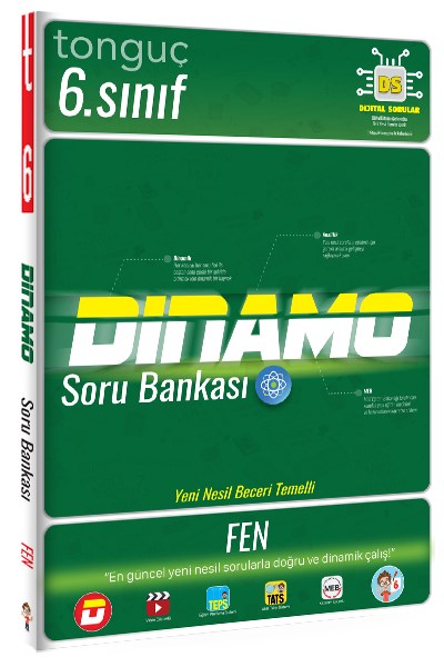 6. Sınıf Dinamo Fen Bilimleri Soru Bankası - Tonguç Yayınları