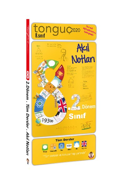 8.2 Akıl Notları Cep Boy 8. Sınıf 2. Dönem Ders Notları  Tonguç Yayınları