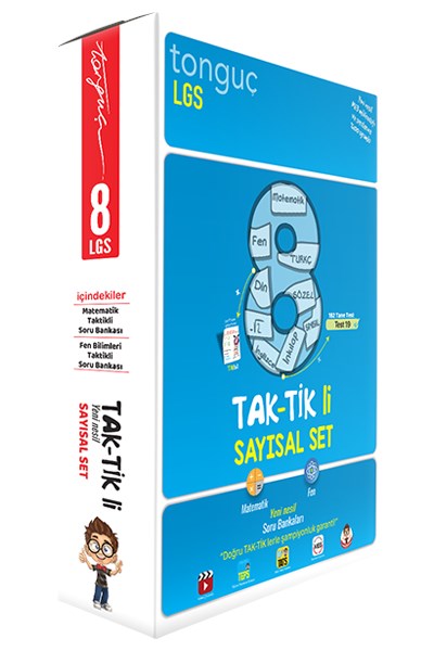 8. Sınıf Taktikli Sayısal Set Soru Bankası  Tonguç Yayınları