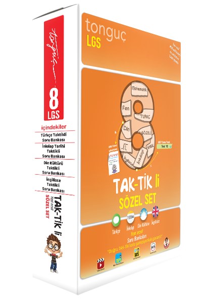 8. Sınıf Taktikli Sözel Set Soru Bankası  Tonguç Yayınları
