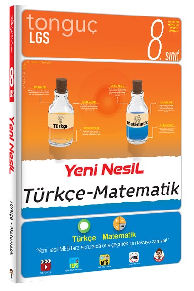 8. Sınıf Yeni Nesil Türkçe Matematik Soru Bankası  Tonguç Yayınları
