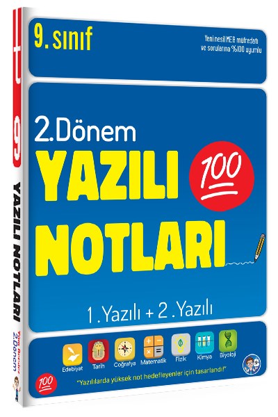 9. Sınıf Yazılı Notları 2. Dönem 1 ve 2. Yazılı - Tonguç Yayınları
