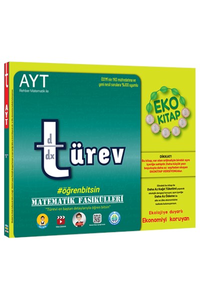 AYT Matematik Fasikülleri - Türev EKO - Tonguç Yayınları