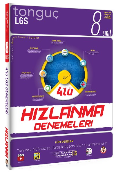 LGS 4\'lü Hızlanma Denemeleri - Tüm Dersler - Tonguç Akademi