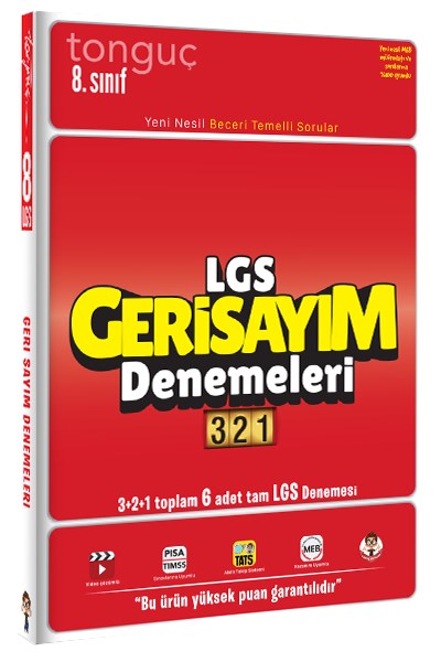 Lgs Geri Sayım Denemeleri 321  6'Lı Deneme  Tonguç Yayınları
