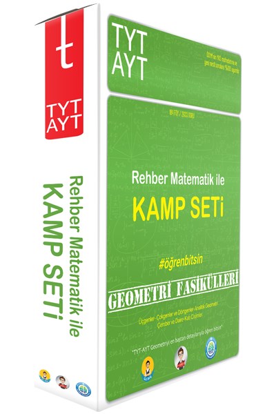 Tyt Ayt Geometri Fasikülleri Seti  Kamp Seti  5 Fasikül  Tonguç Yayınları