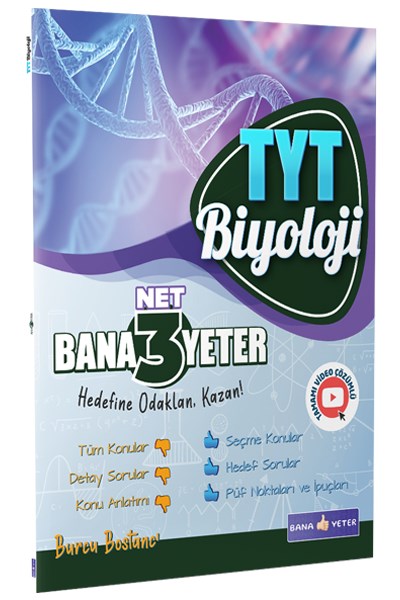 TYT Biyoloji 3 Net Bana Yeter - Bana Yeter Yayınları