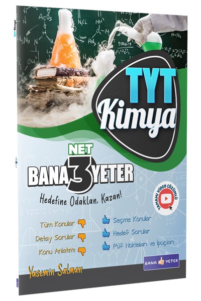 TYT Kimya 3 Net Bana Yeter - Bana Yeter Yayınları