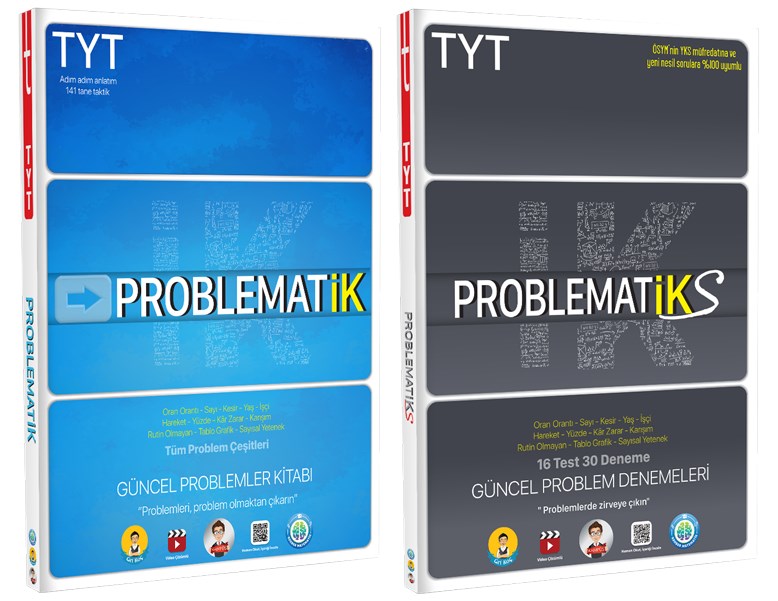 Tyt Problematik + Tyt Problematiks Soru Bankası 2 Kitap  Tonguç Akademi