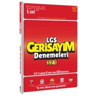 Lgs Geri Sayım Denemeleri 321  6'Lı Deneme  Tonguç Yayınları
